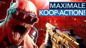 Thumbnail for video "Nach Helldivers 2 könnte Killing Floor 3 der nächste Koop-Hit werden!" from the channel Gamestar featuring game characters in action-packed poses with a dark and intense background.