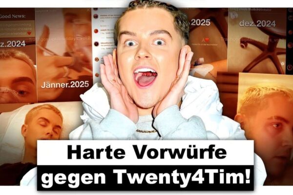 Für das Video-Thumbnail von "Der neue Twenty4Tim Skandal erreicht ein neues Level" von AlphaKevin könnte der Alt-Text lauten: "Thumbnail des Videos von AlphaKevin über den neuen Twenty4Tim Skandal. Das Bild zeigt AlphaKevin mit einem überraschten Gesichtsausdruck, während im Hintergrund ein Bild von Twenty4Tim zu sehen ist. Der Text auf dem Thumbnail hebt den Skandal hervor.