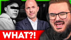 Thumbnail des Videos "YouTuber wird von Prinzenrolle abgemahnt?!?!" vom Kanal Staiy, zeigt ein überraschter Staiy vor einem Hintergrund mit dem Logo von Prinzenrolle und einem großen Fragezeichen.