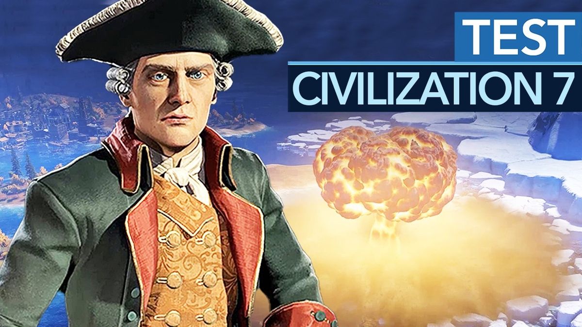 Miniaturansicht des Videos "Civilization 7 geht neue Wege, über einige kann man streiten bis es knallt!" vom Kanal Gamestar. Das Bild zeigt ein strategisches Spielfeld mit verschiedenen Landschaften und Gebäuden, im Vordergrund eine Spielfigur in historischer Kleidung.