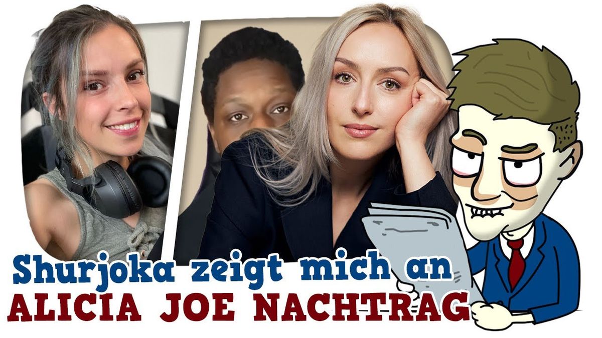 Vorschaubild des Videos "SHURJOKA ZEIGT MICH AN / ALICIA JOE NACHTRAG - Cake News #300" vom Kanal KuchenTV.