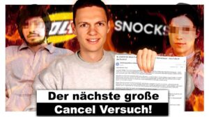 AlphaKevin unter Beschuss: Die Wahrheit hinter den Discord-Leaks Thumbnail des Videos "Die brutale Hetze gegen mich & meine Werbepartner" vom Kanal AlphaKevin zeigt AlphaKevin mit ernstem Gesichtsausdruck, umgeben von dramatischen Lichteffekten und Grafiken, die auf Kontroversen und Konflikte hinweisen.