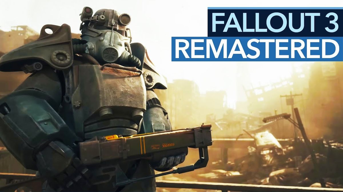 Thumbnail des Videos "Fallout 3 Remastered: Mit diesen 10 Verbesserungen wird's PERFEKT!" vom Kanal Gamestar, zeigt das ikonische Fallout 3 Cover-Art mit einem Vault Boy, der Daumen hoch zeigt, und einer postapokalyptischen Landschaft im Hintergrund.