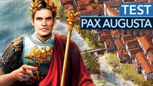 Pax Augusta: Das neue Citybuilder-Highlight auf Steam! Thumbnail des Videos "Das Aufbauspiel Pax Augusta feiert historische Details im Römischen Reich! - Test / Review" vom Kanal Gamestar. Ein antikes römisches Stadtbild mit beeindruckender Architektur und lebhaften Straßenszenen.