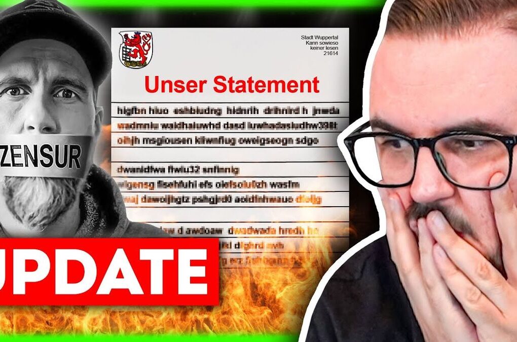 Vorschaubild des Videos "Das peinliche Statement von Wuppertal" vom Kanal Staiy: Ein Mann mit ernstem Gesichtsausdruck sitzt in einem modernen Studio mit Mikrofon, im Hintergrund sind Regale mit Dekorationen zu sehen.