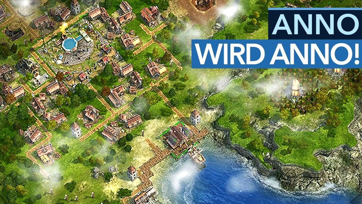 Thumbnail des Videos "Vor fast 20 Jahren legte Anno ein Fundament, das wir heute noch lieben!" vom Kanal Gamestar: Ein nostalgisches Bild aus einem der frühen Anno-Spiele, das die Entwicklung und den Einfluss der Spieleserie über die Jahre hinweg darstellt.