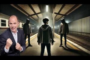 Vorschaubild des Videos: Anwalt Christian Solmecke erklärt, wie man sich bei einem Überfall verteidigt, ohne rechtliche Konsequenzen zu riskieren. Christian Solmecke mit ernstem Gesichtsausdruck und geballter Faust.