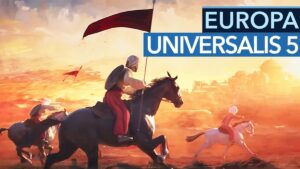 Entdecke Europa Universalis 5: Das ultimative Strategiespiel? Vorschau-Bild für das Video "Europa Universalis 5 will ein Best of der Globalstrategie werden - wir haben es gespielt!" vom Kanal Gamestar: Ein Screenshot aus dem Spiel Europa Universalis 5 zeigt eine detaillierte Weltkarte mit verschiedenen Ländern und Grenzen, die die strategische Tiefe des Spiels andeuten.