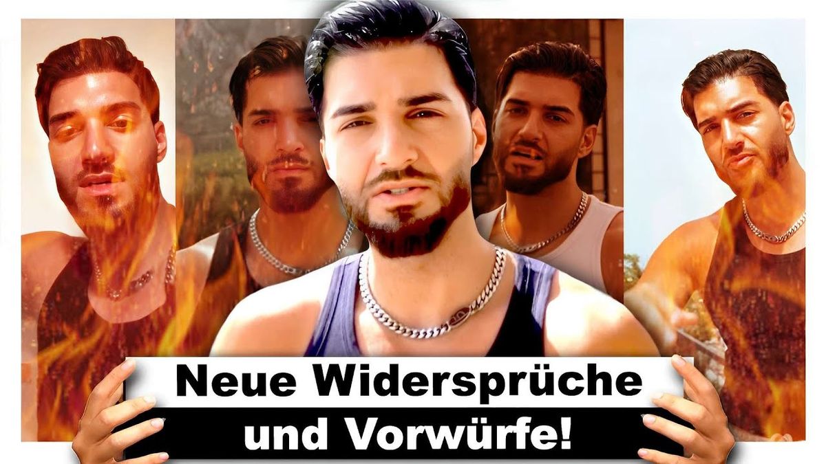 Thumbnail des Videos "Aktuelle Vorwürfe gegen ApoRed & seine Heuchelei" vom Kanal AlphaKevin: Ein Bild von ApoRed mit ernstem Gesichtsausdruck, daneben Text in großen, auffälligen Buchstaben. Im Hintergrund sind dunkle Farben und ein unscharfes Bild von einer Stadt bei Nacht zu sehen.